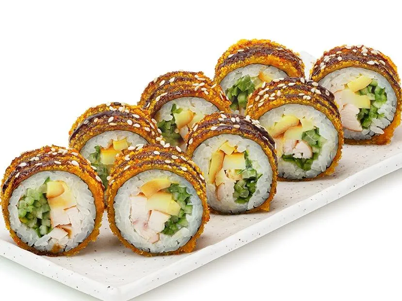 Кальмар и курица в темпуре